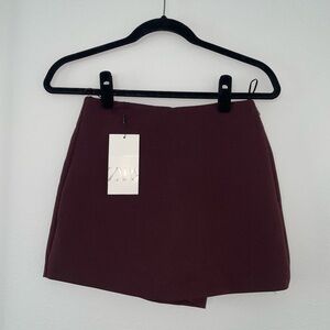 Zara Burgundy Skirt